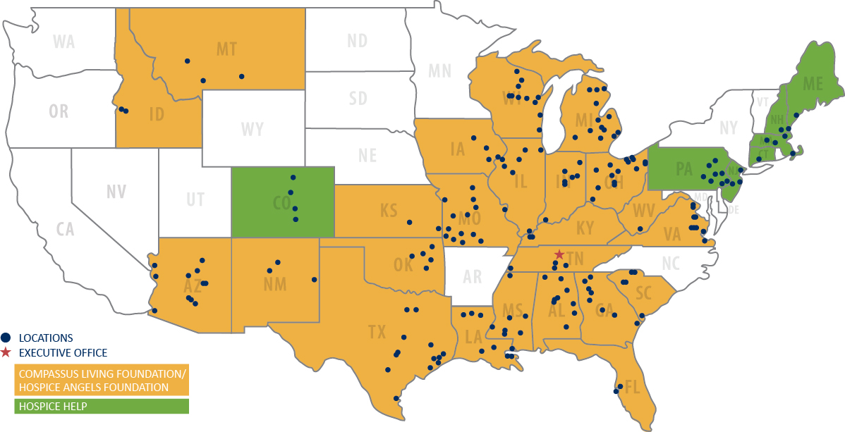 Living Foundation Affiliates Map_021125 1